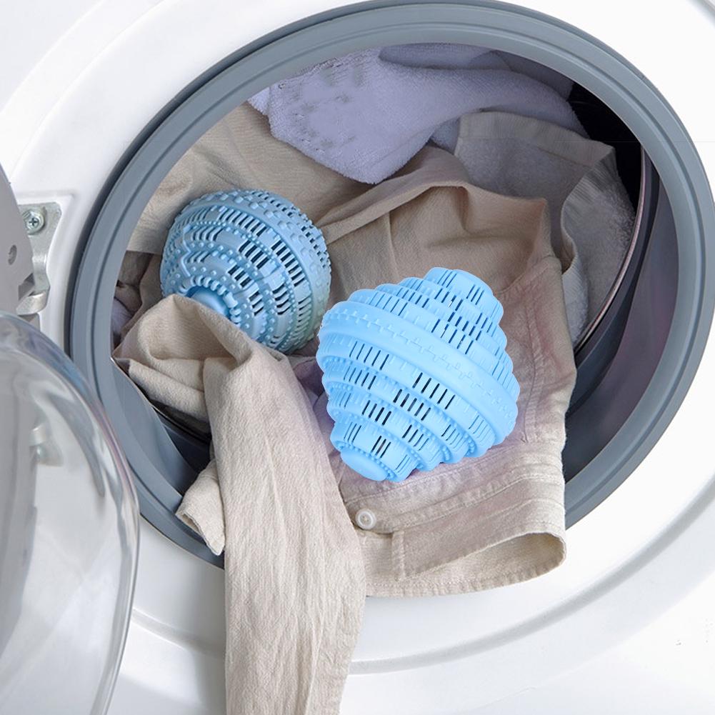 Washing Machine Reusable Eco Friendly Laundry Cleaning Balls Clothes Cleaning Tool Blue