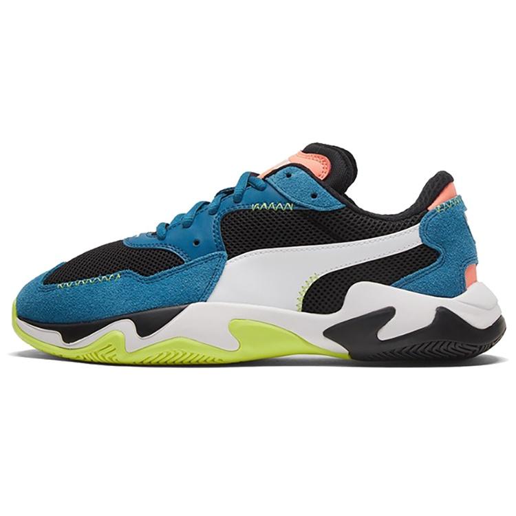 PUMA Storm Stitching White Black Blue Men s 372274-05 EU 36