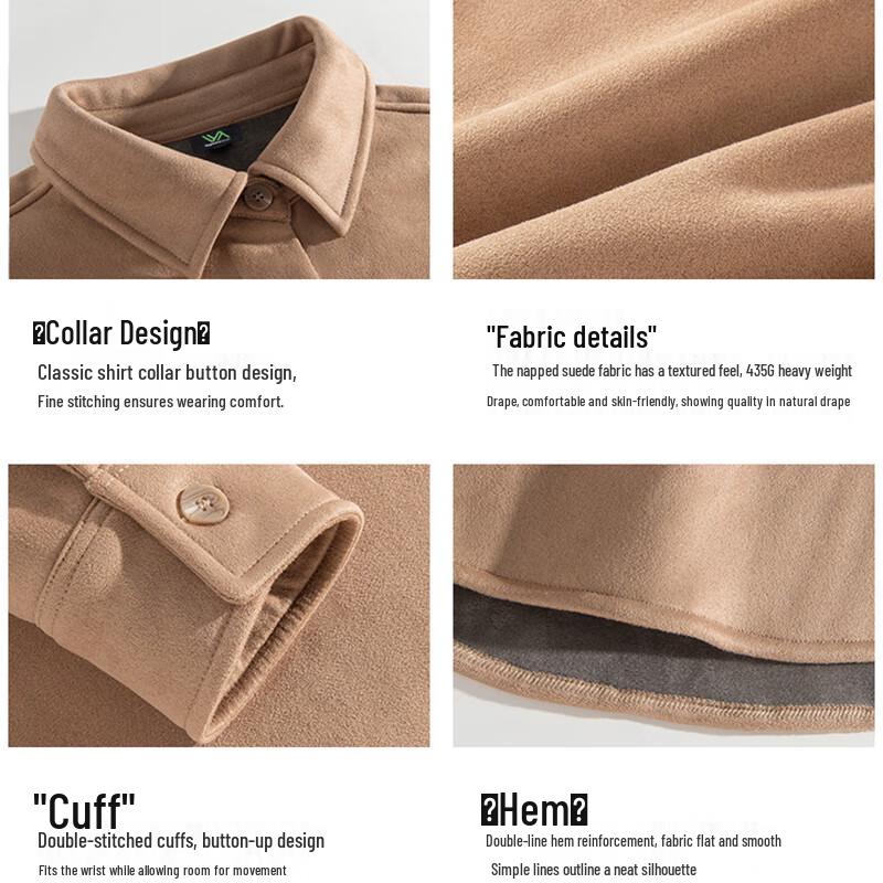 Fingercroxx Unisex Plush-Lined Suedette Jacket