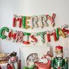16-inch Christmas Body Shape Candy & English Letter Foil Balloon Set
