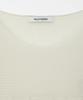 MILLO WOMEN Sheer 3/4 Sleeve Knit Top [Ash Beige]
