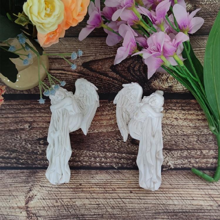 Creative Resin Angelic Figurine European Hanging Door Frames Enhances Space Decoration for Homeowner and Designers