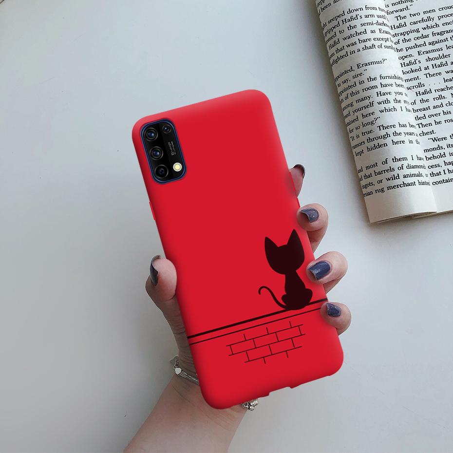 

for OPPO Realme 7 7 Pro Case Funda Cute Painted Matte Soft Silicone Back Phone Cover for Oppo Realme 7 Pro RMX2170 Realme7 Case Realme 7