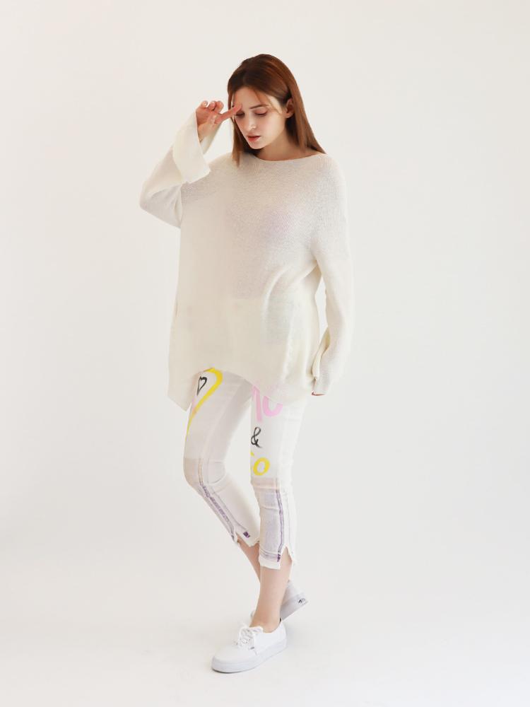 BLAHBANG Whole Garment Sexy Back (White)