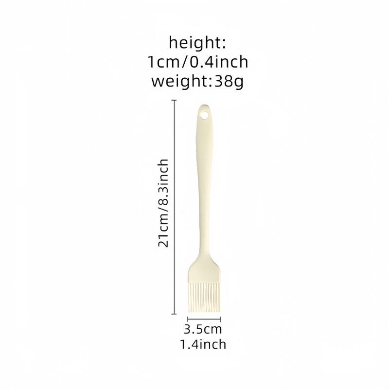 Mini silicone kitchenware set home small baking tools food spatula oil brush scraper set kitchen tools.