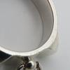 Used HERMES Ring Collier De Cyan PM EU#57 58 Silver925 5.0g Silver Studs
