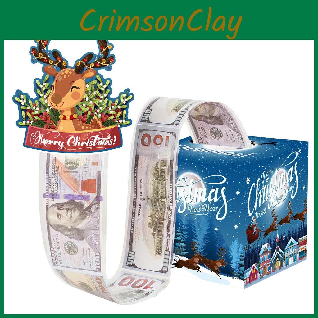 Reindeer Christmas Gift Box For Gifts And Party Decor With Cardboard Construction