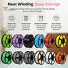 Weather-proof Filament PETG 3D Printer Filament, 1.75mm Weather-Resistant High Toughness Printing Accessories for DIY Projects, Models and Crafts FDM