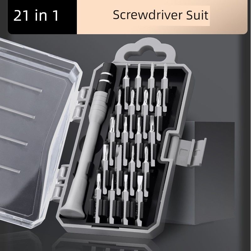 

Greenwood Small For Home Precision Disassembling Electric Screwdriver 21-in -1 manual screwdriver Suit (non-electric)