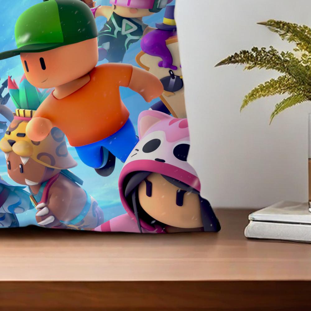 Game S-Stumble G-Guys Cute cushion cover Pillow Sofa Printing Decoration Room Home Office Coffee Shop Car Nordic Simplicity