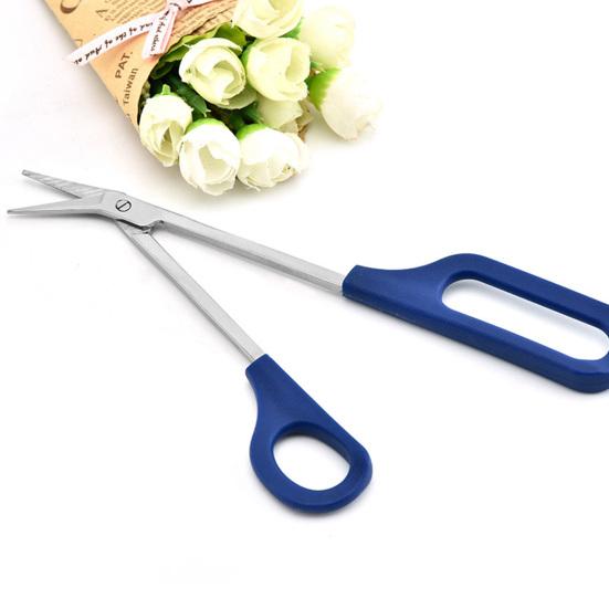 Toenail Scissor High Precision Cleaning Dirt Rust-Proof Easy Grip Long Handled Toenail Clippers