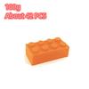 Bausteine ​​im Großpack, 100 g, 42 Stück (4 x 2 Noppen), 16 Farben, kompatibel mit Kindern, DIY-Weihnachtsgeschenk, Unisex