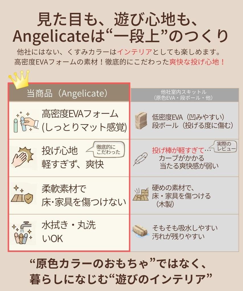 [Angelicate] Indoor-Kegelspiel, Gedämpfte Farben, Aus sicherem EVA gefertigt, Kinder werden es lieben, Leises Spielen, Indoor-Bowling, Familienspiel, Nachtspiel, Stilvoll