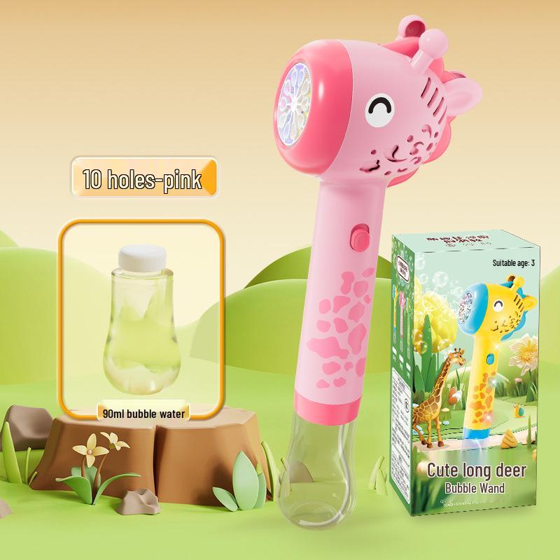 Unicorn Electric Bubble Maker: Kids' Automatic Light-Up Bubble Gun Gift