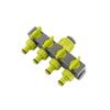 Faucet Diverter Tap 4 Way Garden Hose Connector Splitter Water Distributor for Outdoor Faucet Sprinkler Irrigation