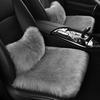 Warm Plush Car Seat Covers Universal Long Wool Fur Car Front Seat Protect Cushion Mat Warm Thick Plush Cushion Seat Cover