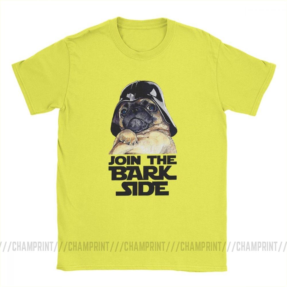 Join The Bark Side Pug Lover Funny T Shirt For Men Dog Puppy Short Sleeve Clothes