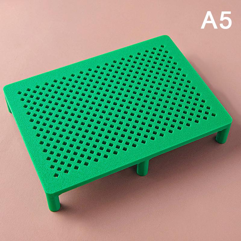 Polymer Clay Earring Fixing Rack Ultraviolet Lamp Pottery Clay Stud Bracket Manual Auxiliary Hole Position Fixing Holder Tools