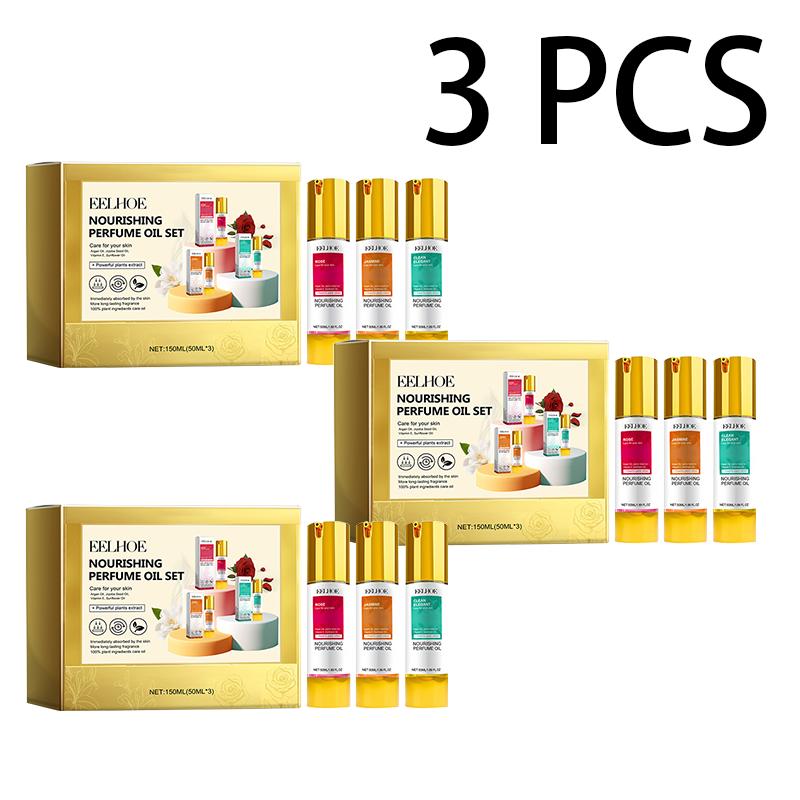 EELHOE Women's Fresh Charming Perfume Set Women's Fresh Perfume Long Lasting Eau de Toilette Fresh Flower and Fruit Scent