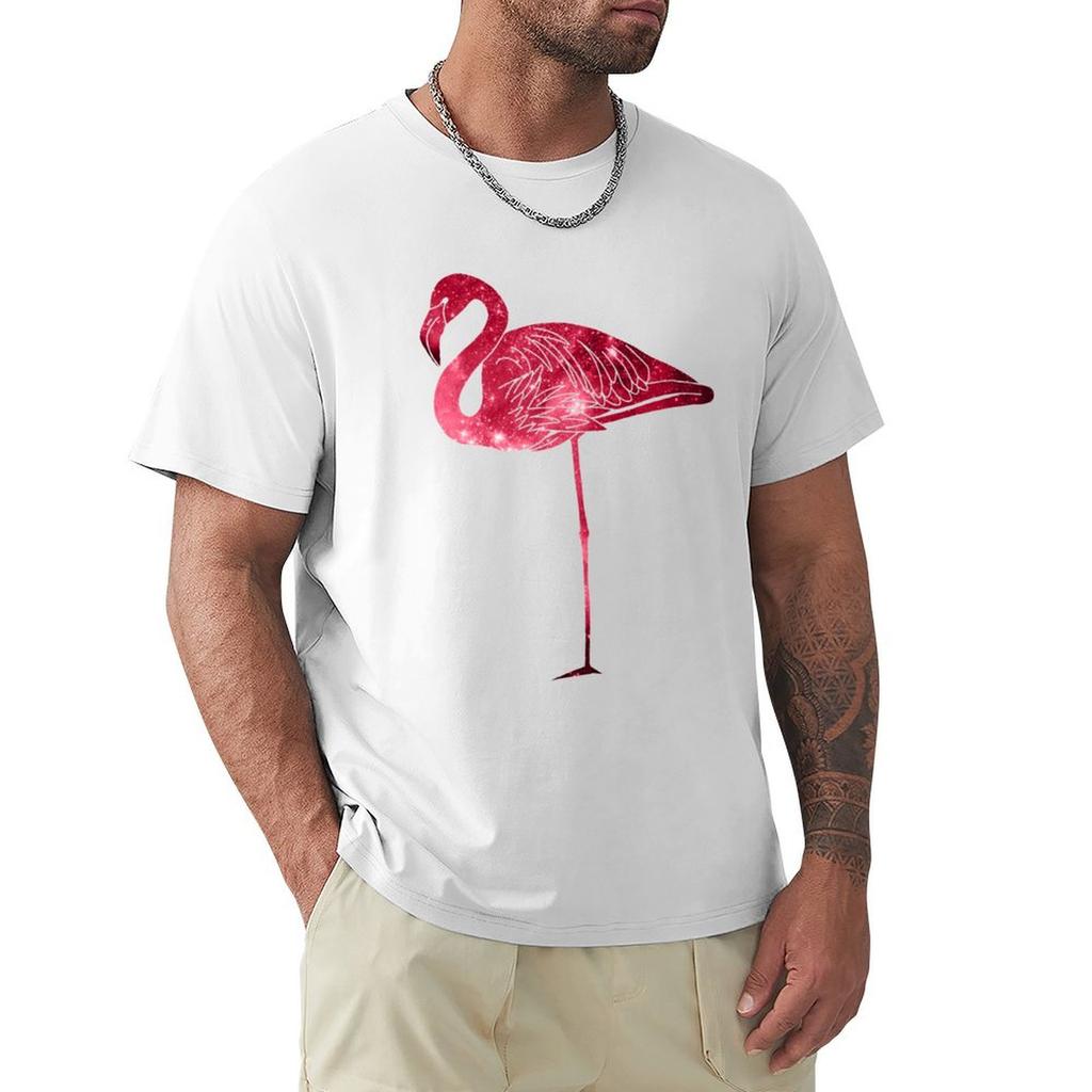Flamingo TShirt Basic Simple Casual Short Sleeve Tee
