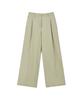 Kwinseulaebis Clean-Cut Cotton Tuck Waist Pants