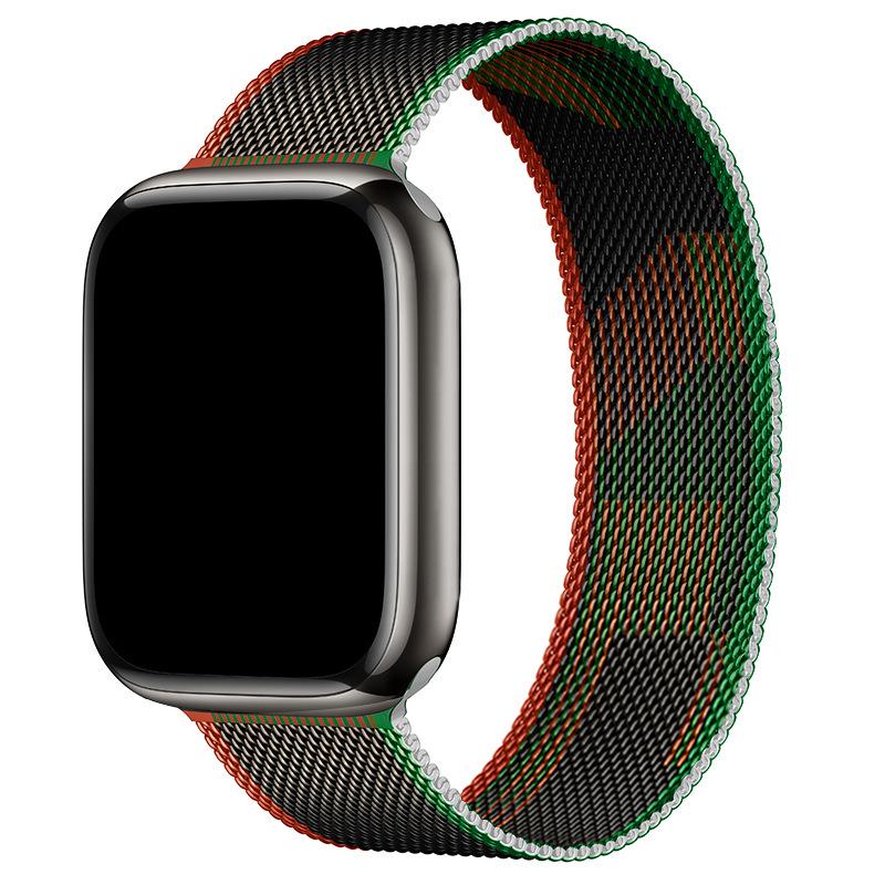Compatibil cu Apple Watch S10 Brățară Magnetică din Oțel Milanese pentru iWatch 5-9 SE.