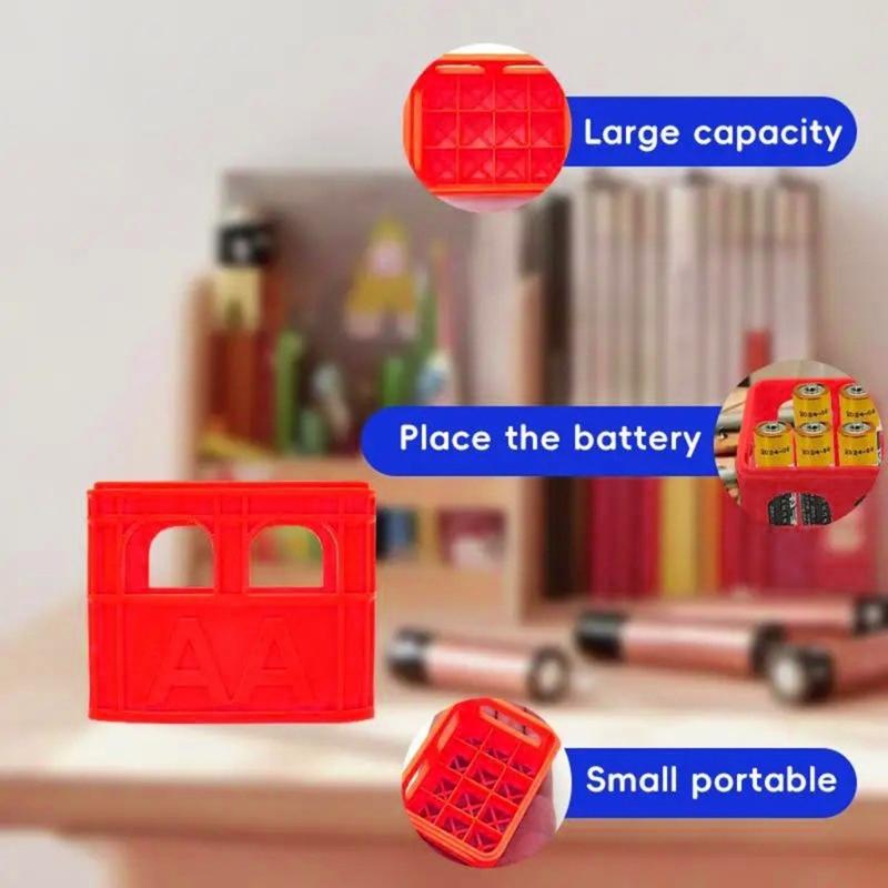 3D-gedruckter Batterie-Organizer, stapelbar für 2A 3A 18650 Batterien, mit großer Speicherkapazität, Batteriebox