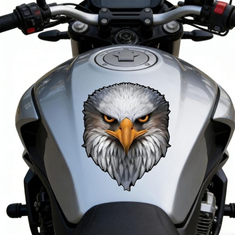 Strong Reflective Patriotic Bird & Flag Sticker Eye Catching Vehicle Sticker for Auto Laptop Coolers Bottle Gift