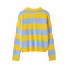 Spring 2026 Women's European & American Striped Lapel Knit Pullover Sweater