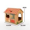 Large Cat Villa: Durable Cardboard Scratch House & Claw Sharpening Toy
