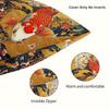 Vikama Traditional Japanese-Style Koi Pillowcase, Suitable For Decorating Living Rooms, Bedrooms, And Offices
