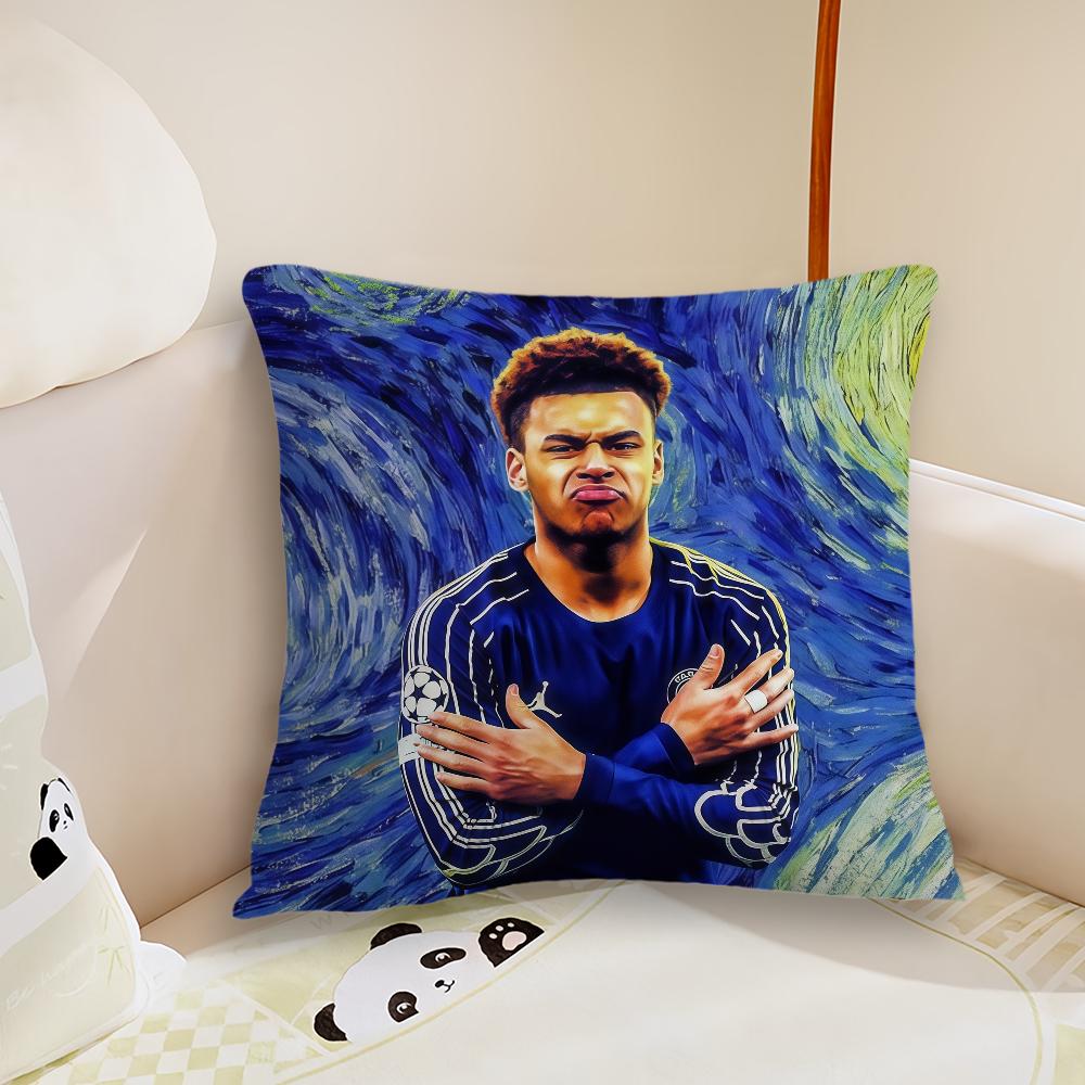 D-Desire Football D-Doue Famous cushion cover Sofa Decorative Home Headboard Bedroom Backrest Cushion Square Cushion Nap Time 30cmx30cm