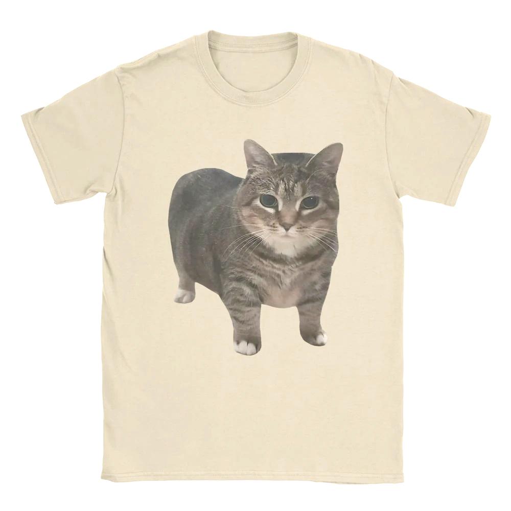 Nuova T-shirt da Donna OIIA OIIA Spinning Cat Meme Divertente Brainrot Top Moda Manica Corta Girocollo T-shirt Estive da Donna
