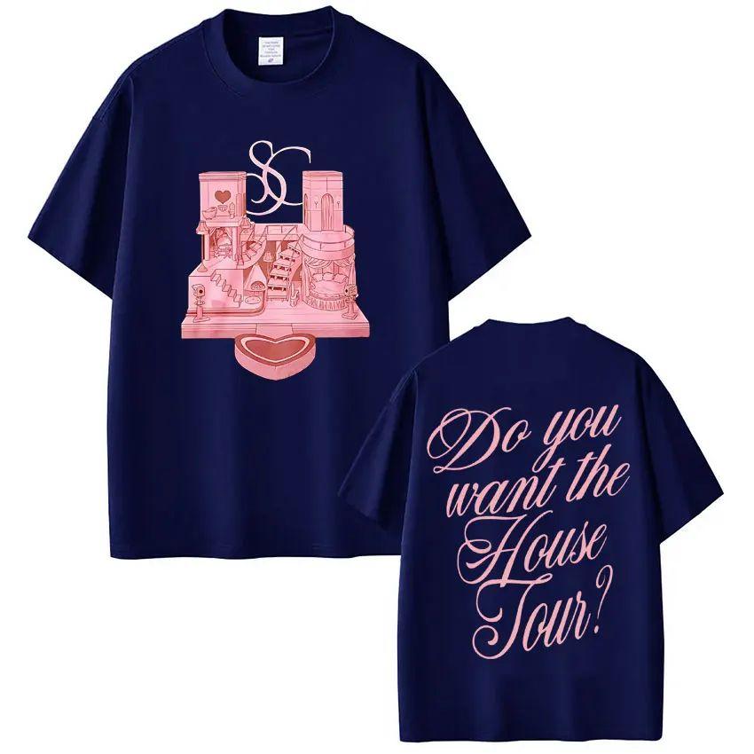 Sabrina Carpenter Do You Want The House Tour Vintage Print Tshirt Men Women Fashion Tshirts Oversized Casual Tshirts Fan Gifts
