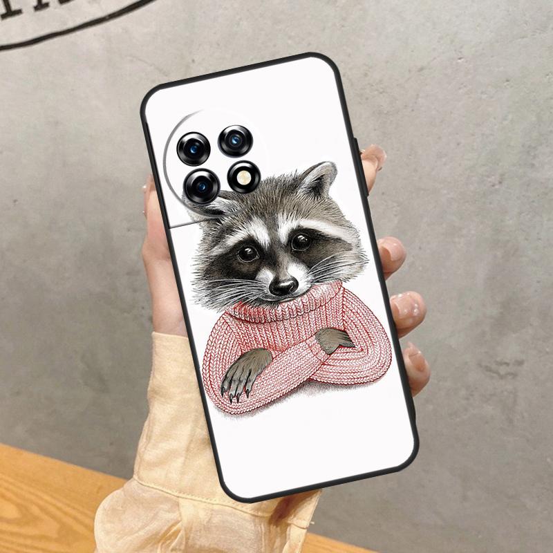 

Raccoon Animal Case For OnePlus 8 9 10 Pro 15 15R 13 R 12 11 13T 10T 8T Nord CE 5 2 3 4 Lite N20 N30 Cover OnePlus 10Pro