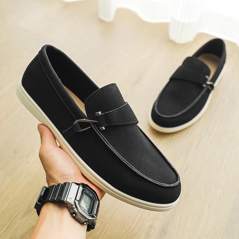 

Модные минималистичные мужские кожаные туфли слипоны, деловые туфли для платья на каждый день, свадебные туфли на все случаи жизни, лоферы высокого качества, мужские дышащие туфли для вождения на плоской подошве 39 чёрный