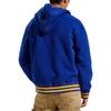 Polo Ralph Lauren Tiger Letter Embroidered Fleece Hooded Baseball Jacket Men Jacket Blue 710775932-001