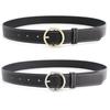 Vintageinspired Chic Belt With Durable Pu Material And Stylish Buckles For Looks Trendy
