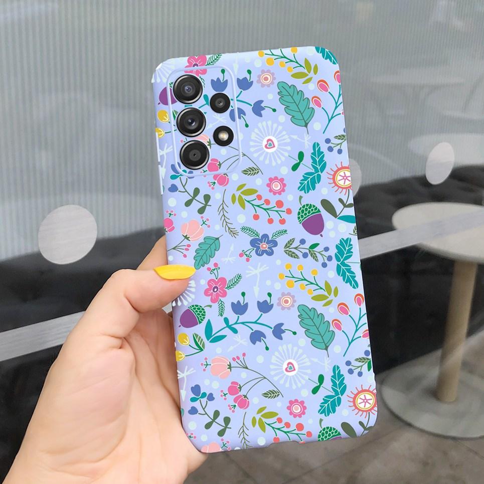 Flowers Case For  Women Girl Samsung Galaxy A23 M23 5G Case Shell Shockproof  Protection Bumper For Cover Samsung M23 A23 A 23
