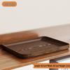 High-Grade Chinese Style Extra Thick Imitation Wood Grain Rectangular Serving Tray