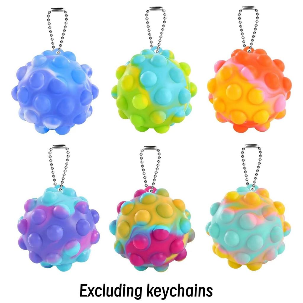 1/2/4 Stück Pop Fidget Spielzeug Großhandel 3D Stressbälle für Kinder Partygeschenke Autismus Sensorikspielzeug Quetschspielzeug für Erwachsene Stressabbau