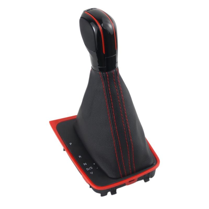 Automatic Transmision Gear Shift Gaiter Boot Cover Case Panel For Volkswagen VW Golf 7 MK7 7.5 DSG R GT