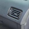 Dashboard Side Air Vent Outlet Cover For Honda Civic 1996-2000 Real Carbon Fiber