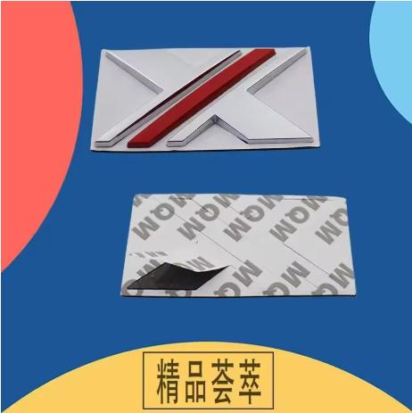 Car Styling X XPOWER car Hood Fender trunk Rear Bonnet Nameplate Decal Emblem Badge Sticker for MG 5 6 ZS EV GS 350 360 HS EZS Q0