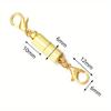 4Pcs/Lot Round Magnetic Clasps for Jewelry Making Magnet End Clasp Connectors Buckle Metal Clasp with Lobster Clasps