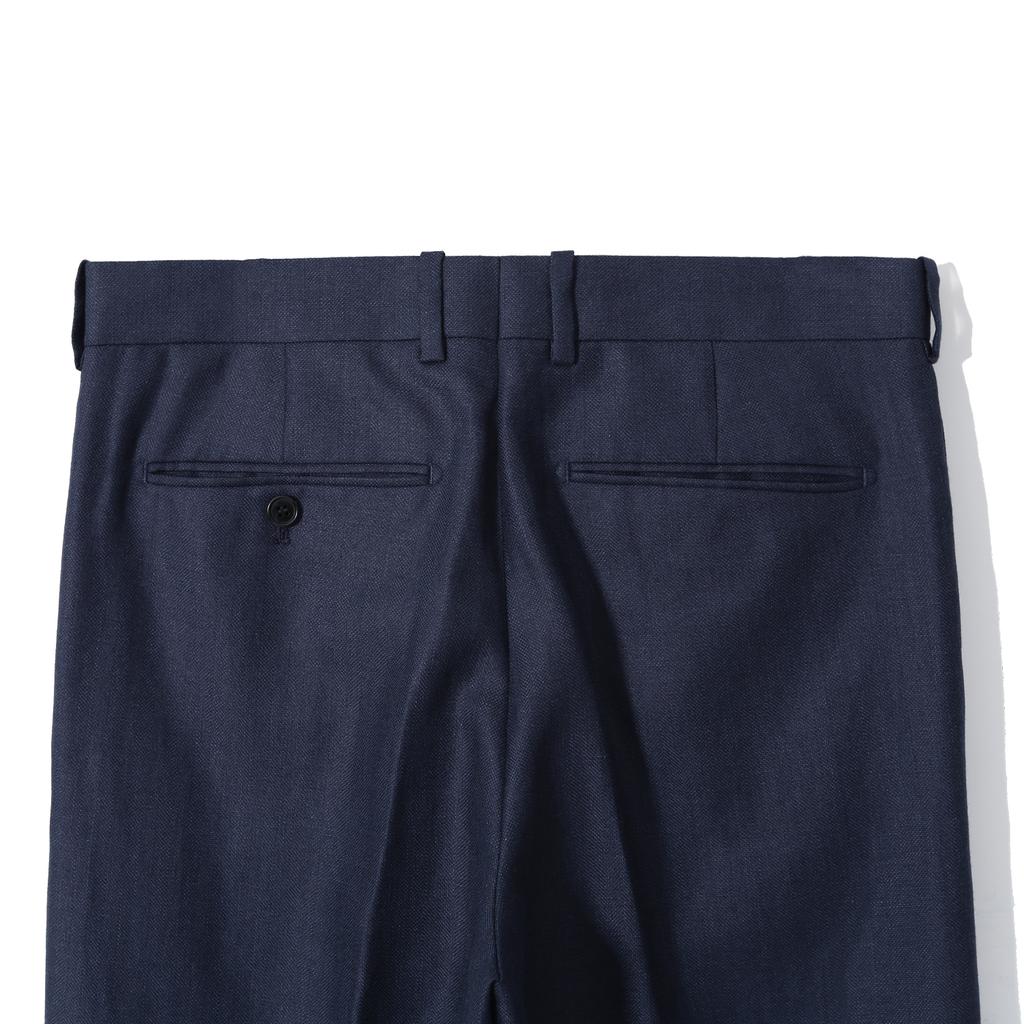 Bancheu Hdr Worsted Oullinen Trousers - Navy