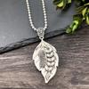 Vintage Thai silver long necklace flower pendant simple long sweater chain accessories women