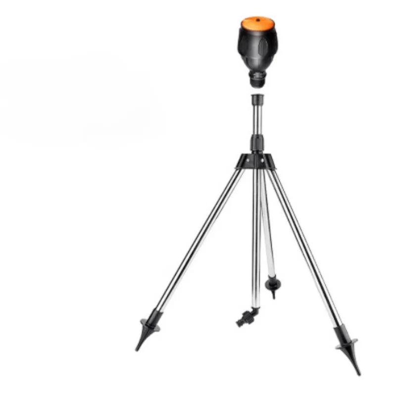 360° Rotary Irrigation Sprinkler Head - Tripod Telescopic Support, Automatic Rotating Sprayer for Garden Lawn Watering