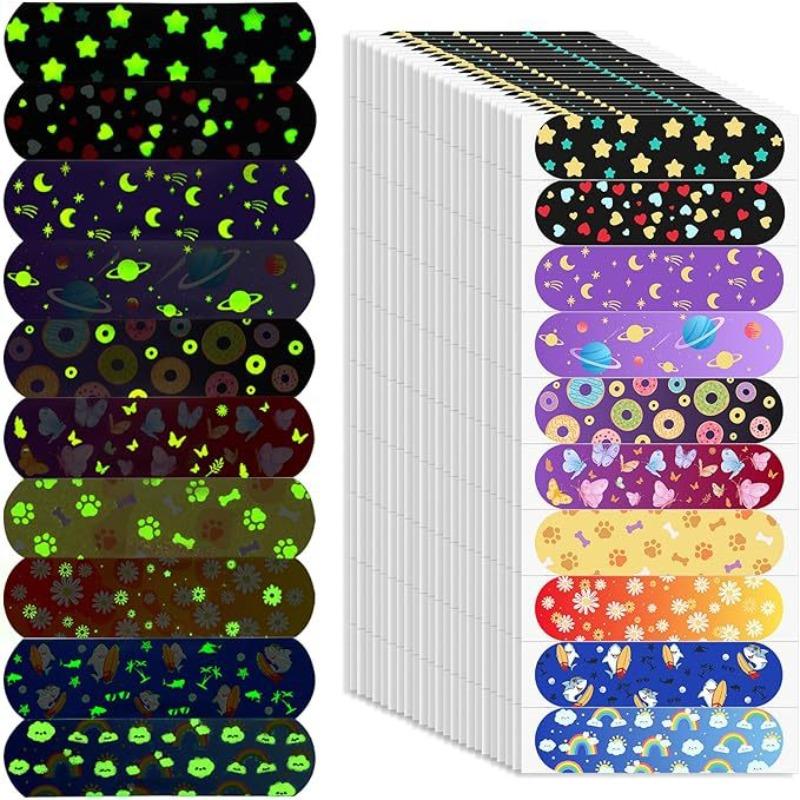10Pcs Luminous Bandage for Children Adult Glow In The Dark Cartoon Wound Dressing Woundplast Emergency Accessories Baby Care