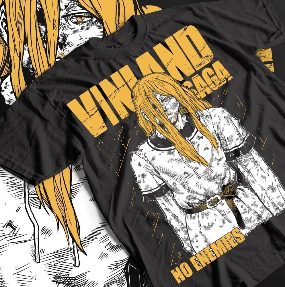 Vinland Saga TShirt Thorfinn Shirt No Enemis Vinland Askeladd Shirt Black S